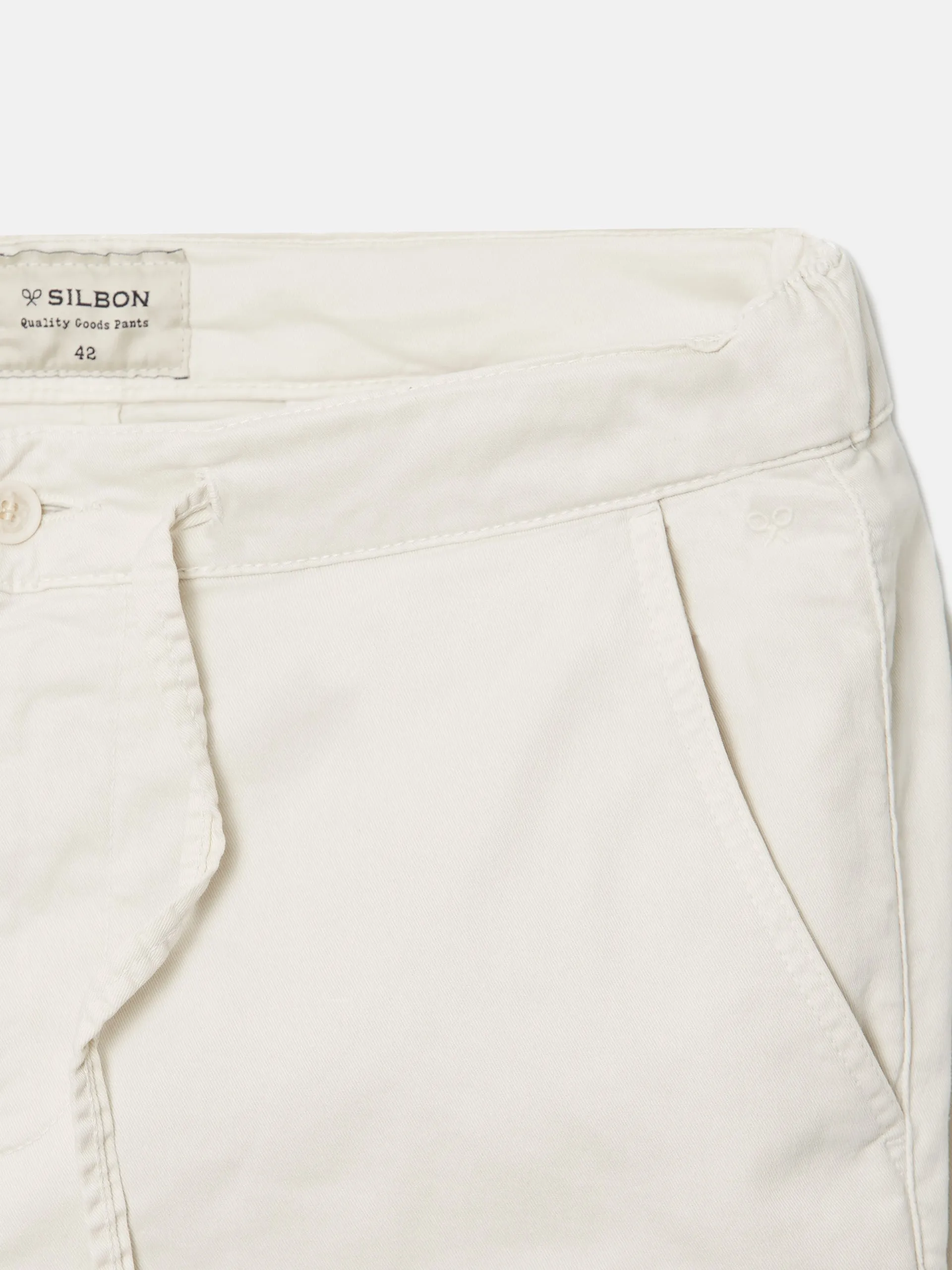 Pantalon sport jogger beige claro