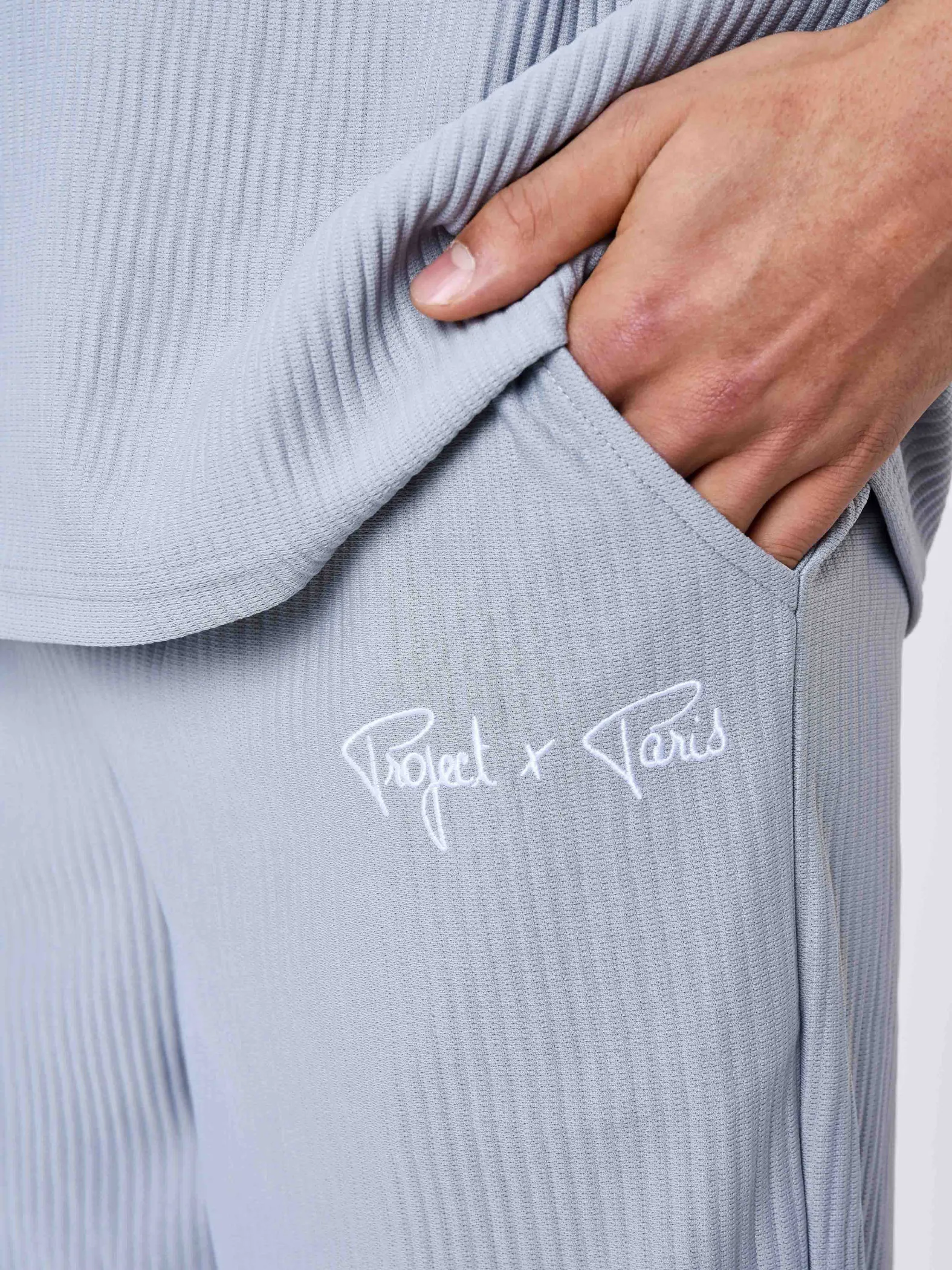 Pantalones cortos lisos con textura