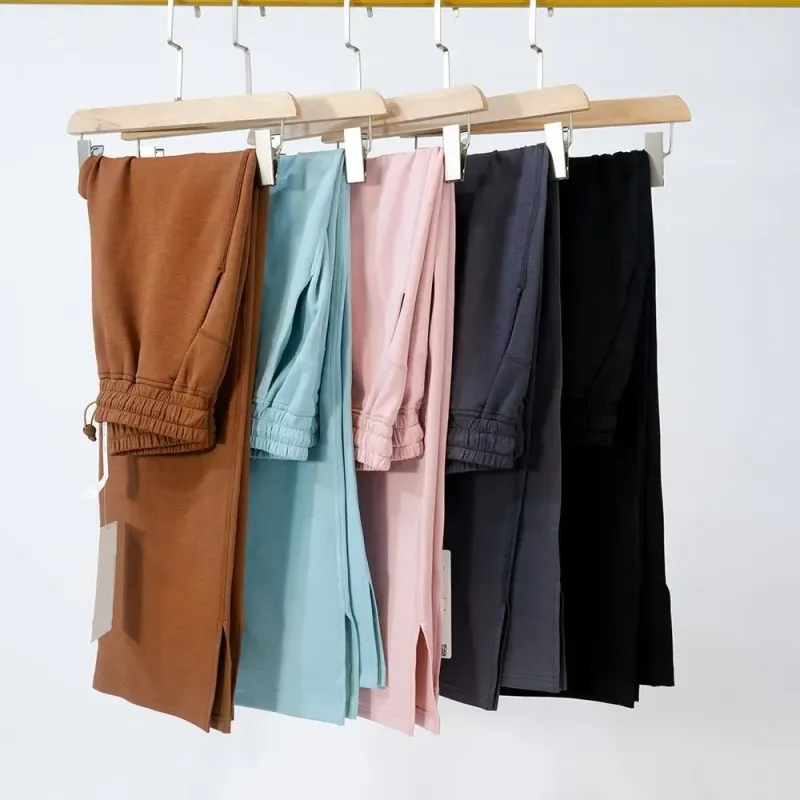 Pantalones de yoga alinean leggings para mujeres pantalones cortos de pantalones recortados