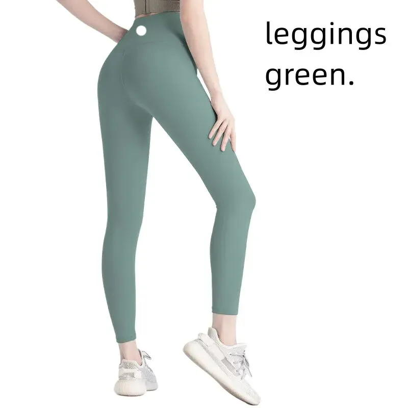 Pantalones de yoga Alinear Leggings Mujeres pantalones cortos de pantalones recortados