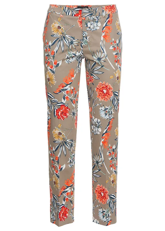 Pantalón capri estampado