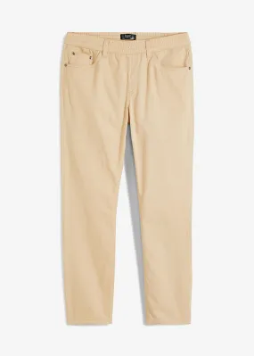 Pantalón con cinturilla elástica Beige