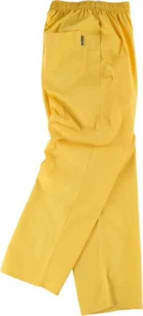 Pantalón sanitario con cintura elástica Amarillo