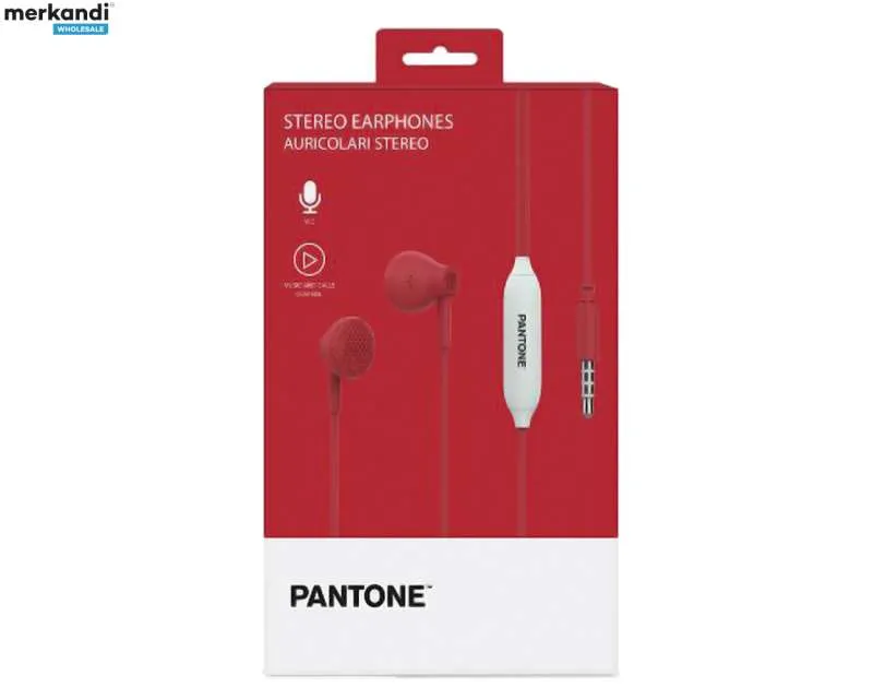 Pantone Auriculares con cable Stock