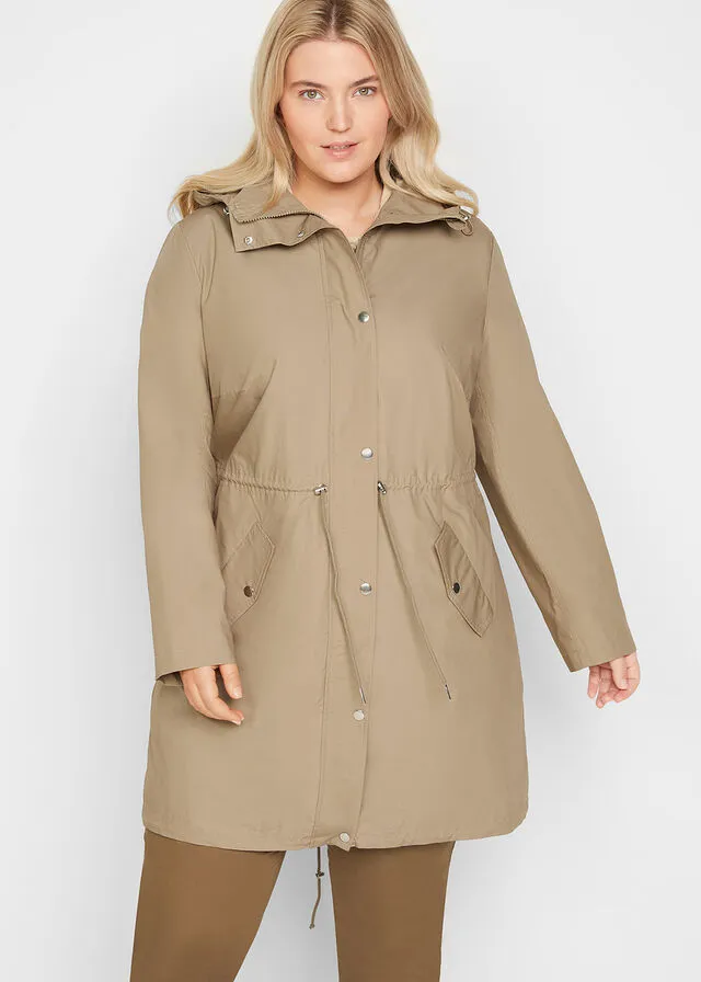 Parka con capucha Azul marino