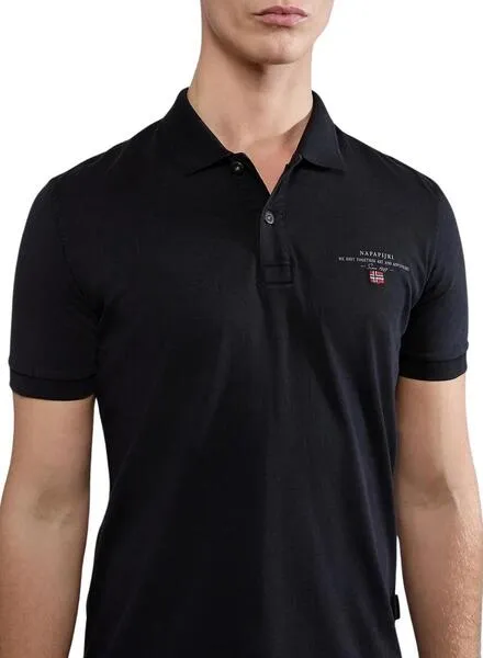 Polo Napapijri Elbas Negro Para Mujer