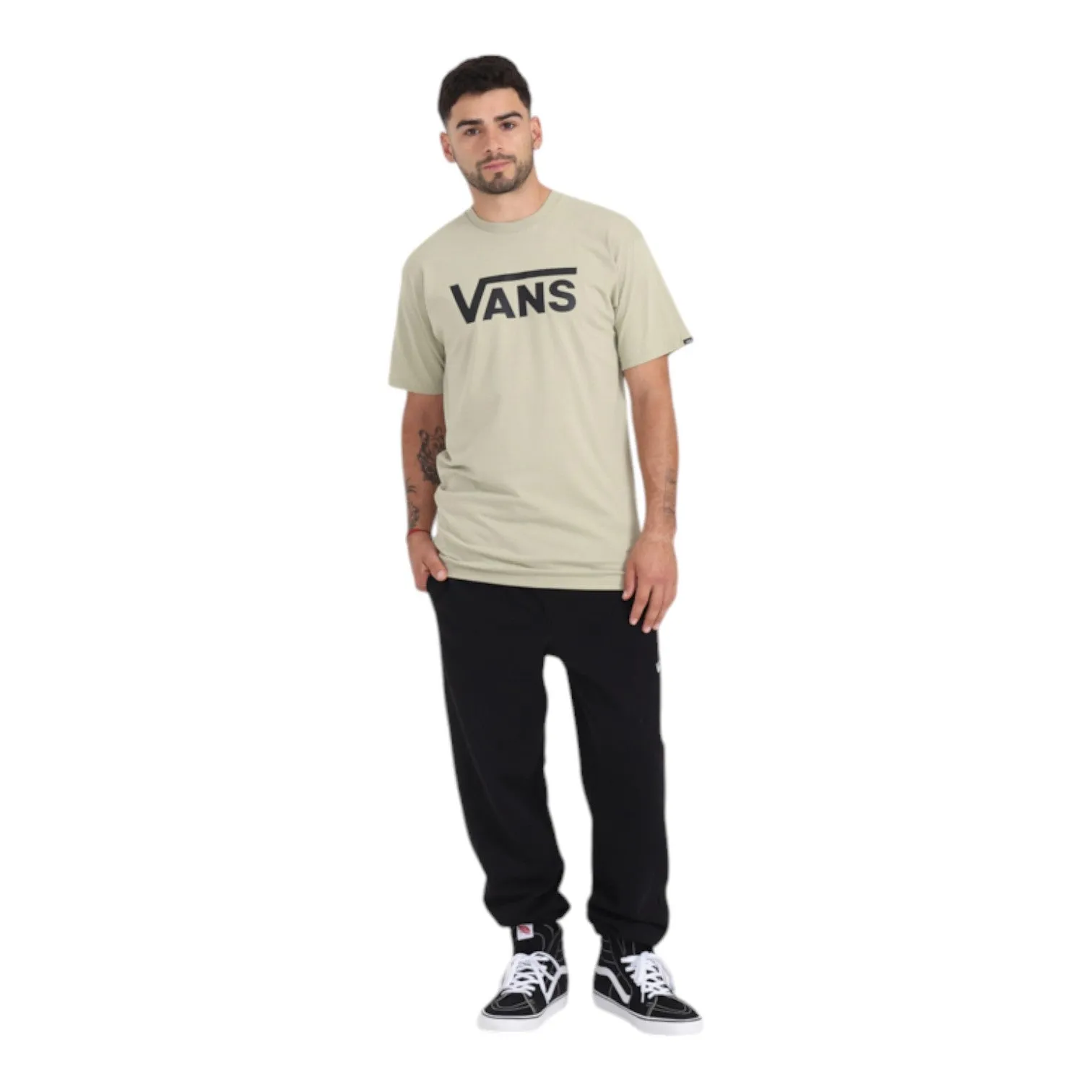 REMERA VANS CLASSICLOGO BEIGE