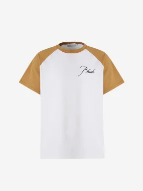 Rhude Camiseta Logo Bordado