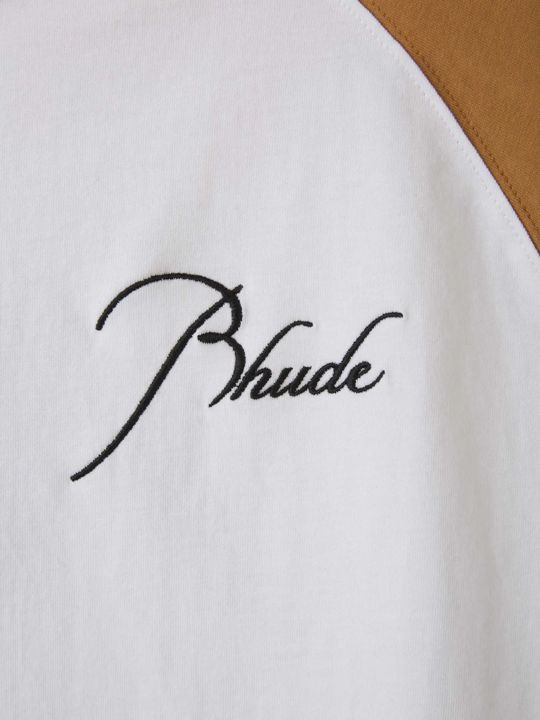 Rhude Camiseta Logo Bordado