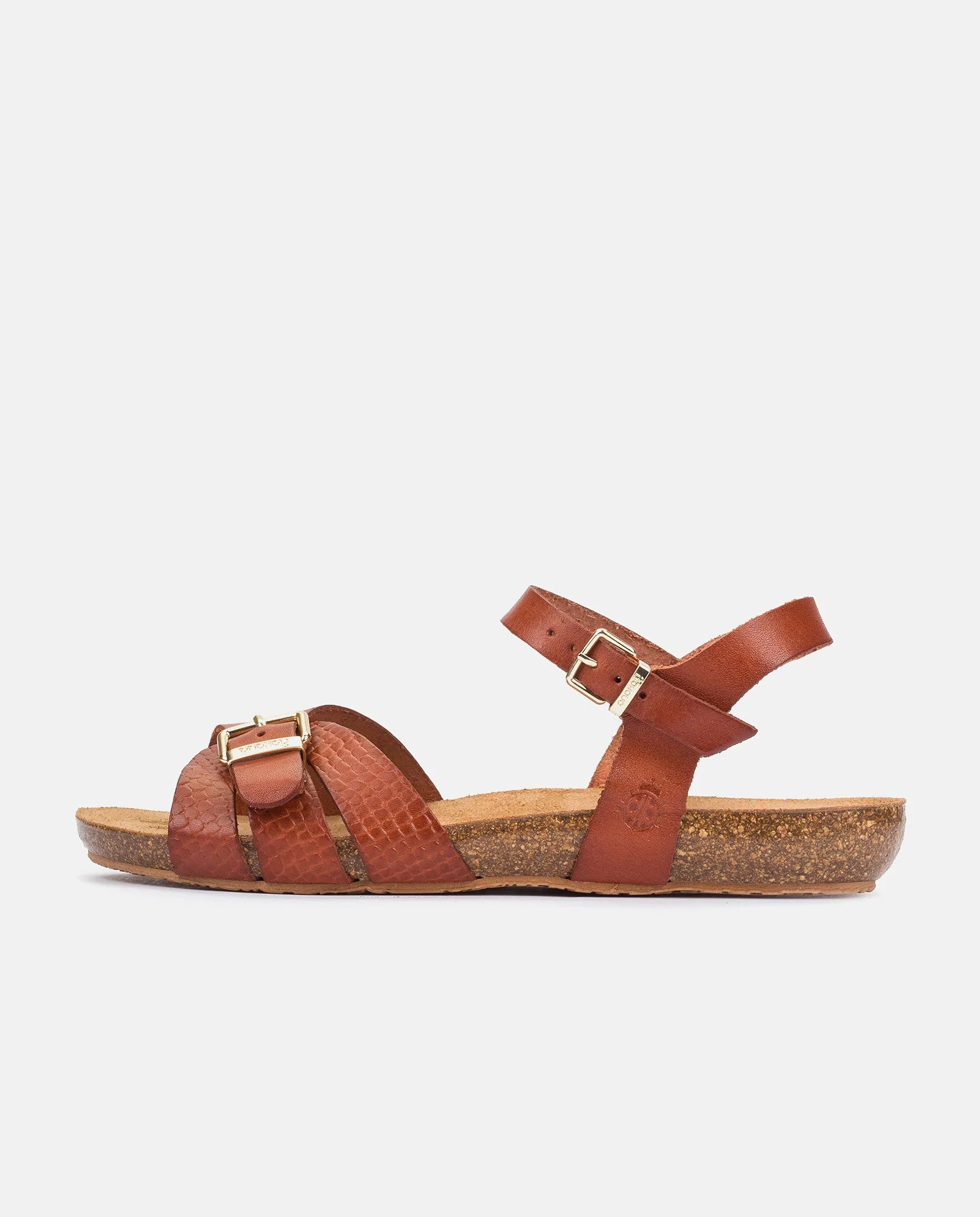 Sandalia plana Ibiza 185 marron