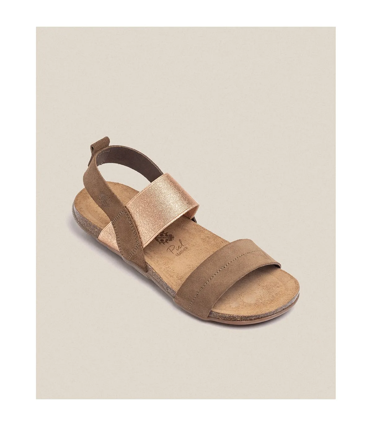 Sandalia plana Manacor 001 marron