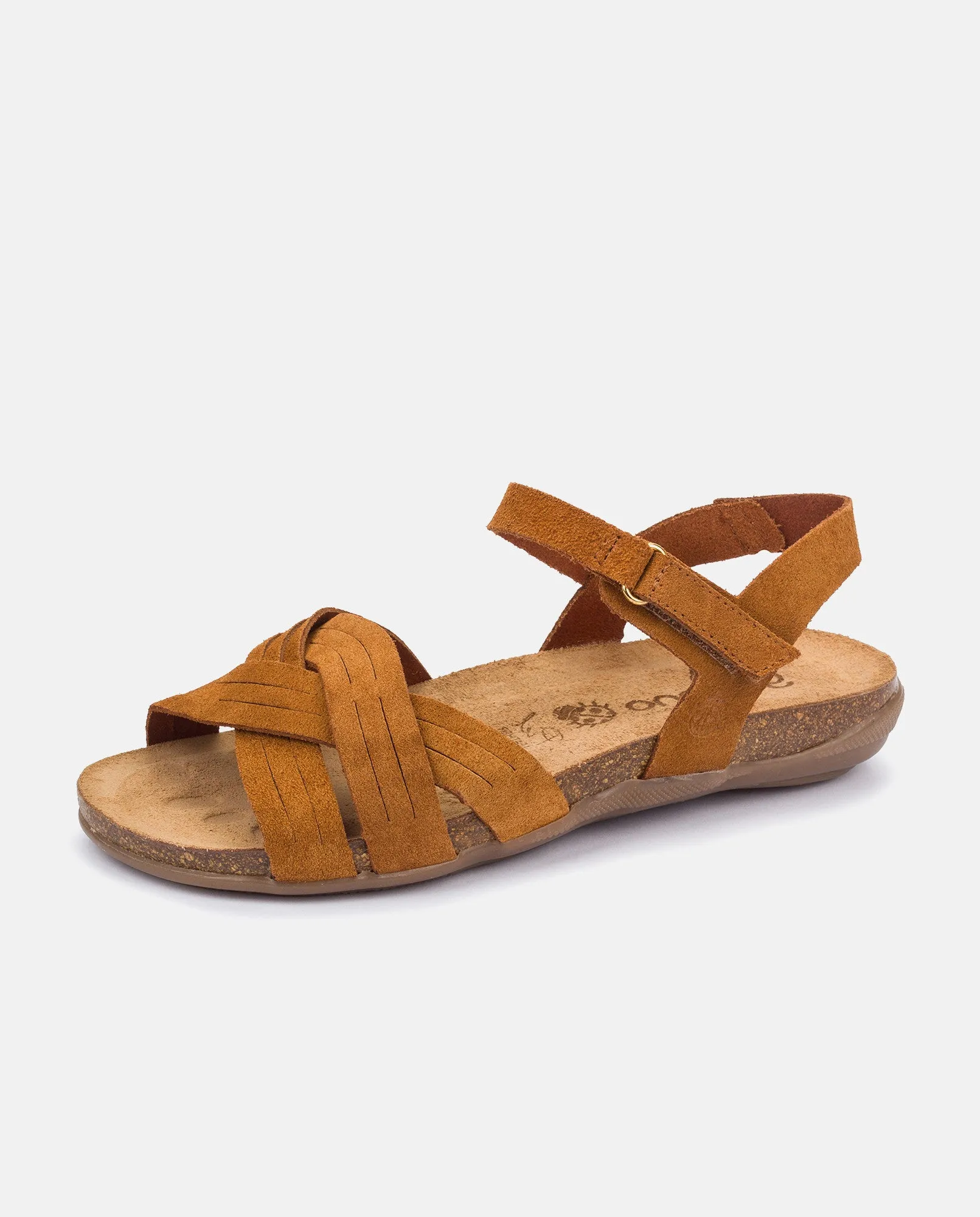 Sandalia plana Manacor 002 marron