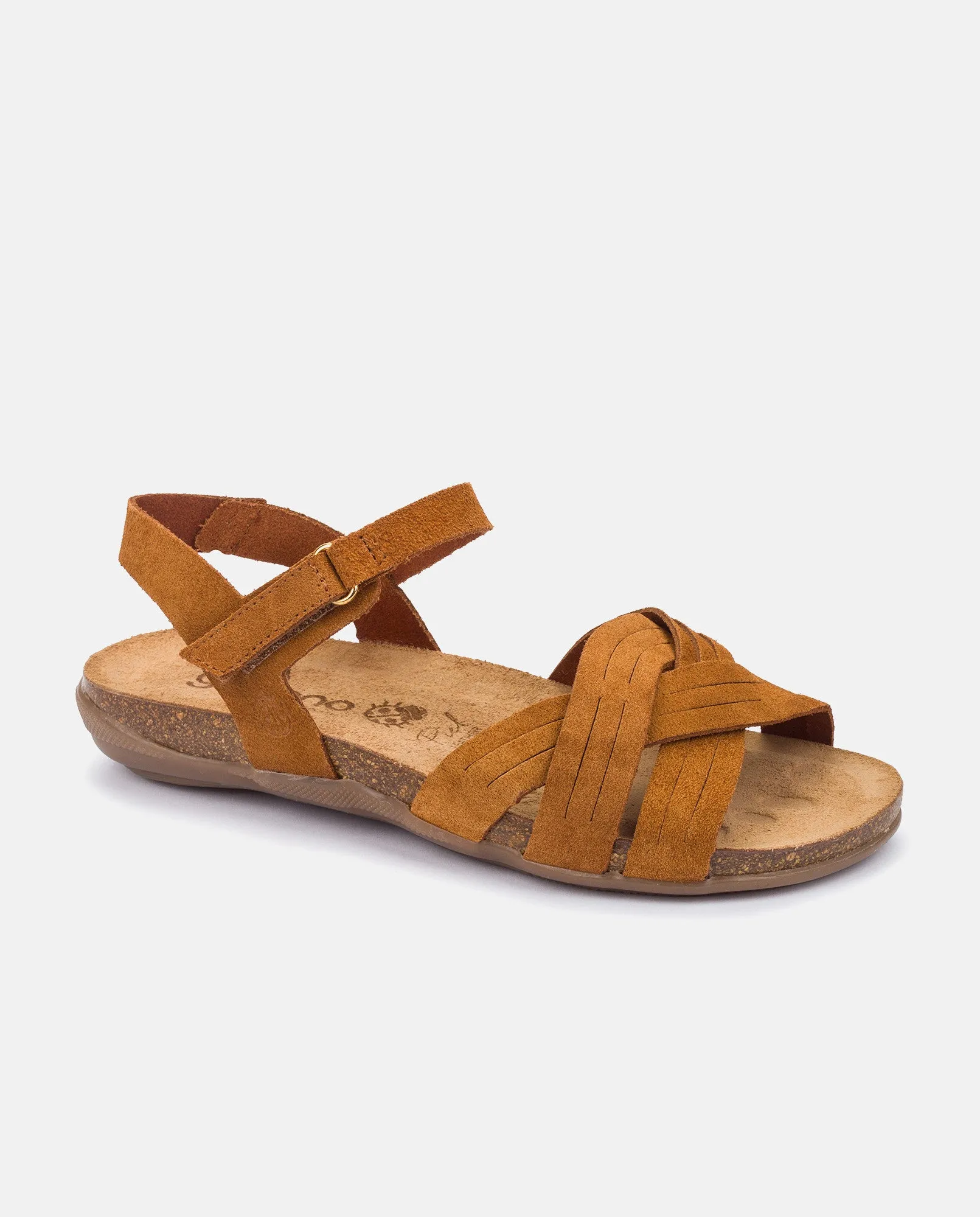 Sandalia plana Manacor 002 marron