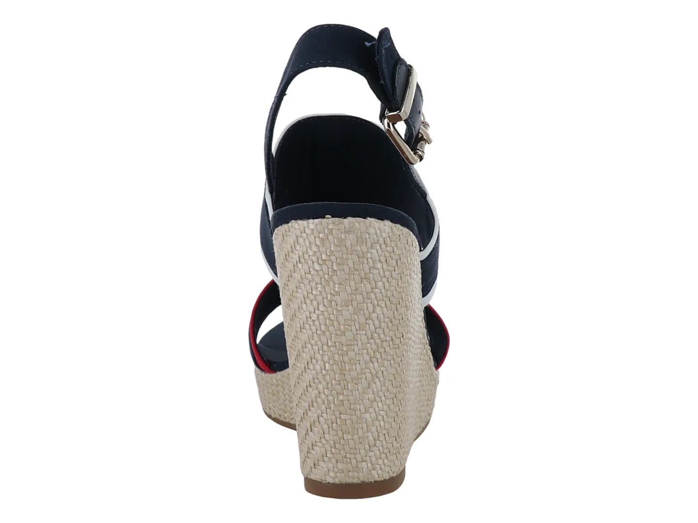 Sandalias Tommy Hilfiger Insignia Azul Para Mujer