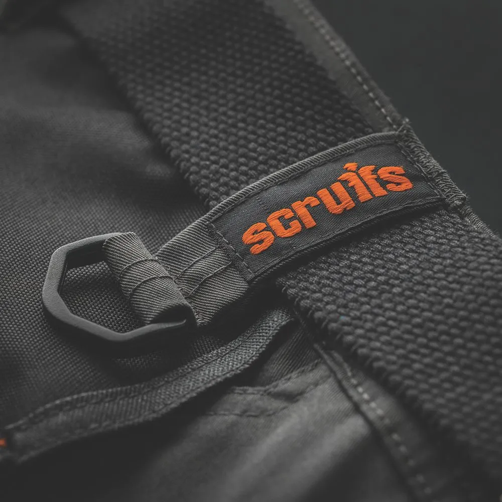 Scruffs Pro Flex Holster, pantalón de trabajo, grafito (cintura 32