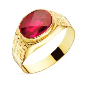 Sello Oro con Rubi Spinel