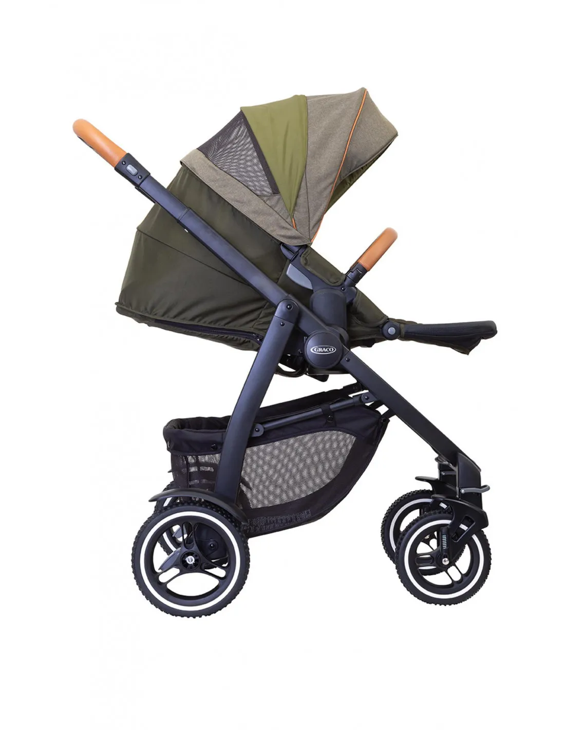 Silla de paseo EVO XT khaki de Baby Graco