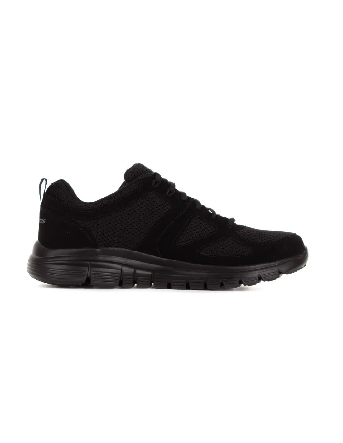 SKECHERS  ZAPATILLAS NEGRAS BURNS AGOURA HOMBRE