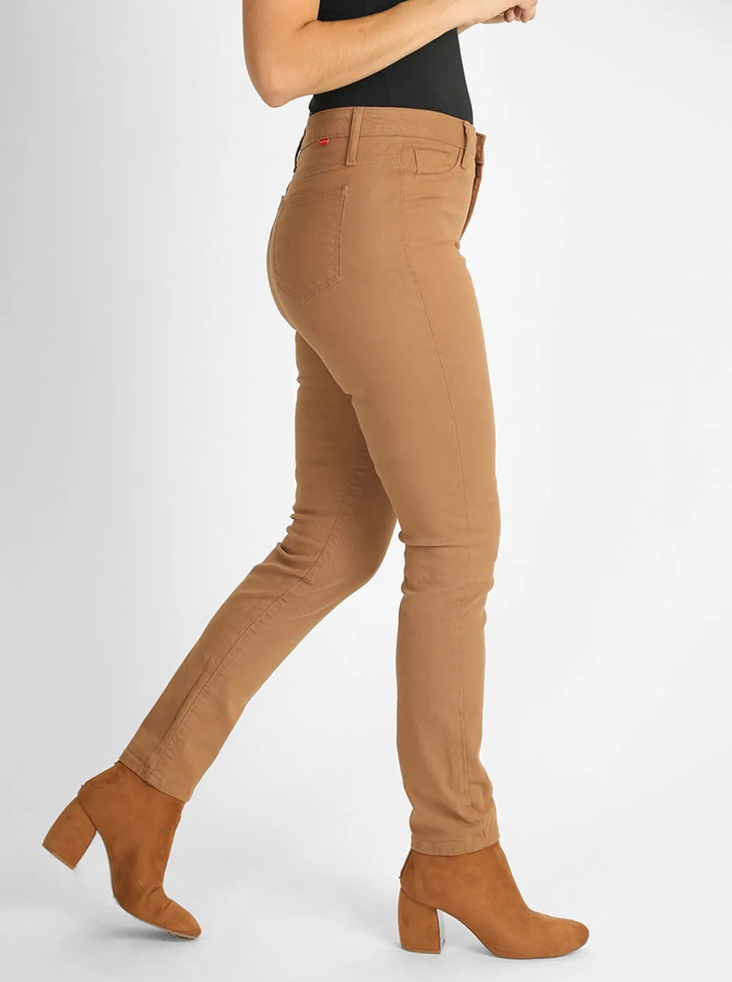 Skinny jeans camel