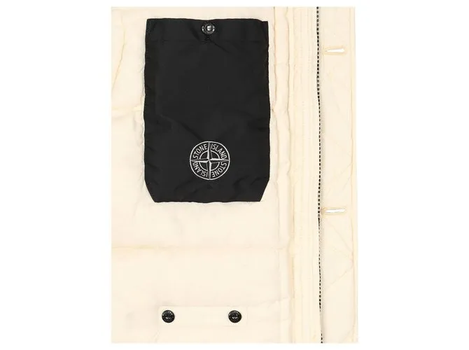 STONE ISLAND ISLA DE LA PIEDRA 42732 CREMA NASLAN LIGHT WATRO DOWNTC BLANCO 