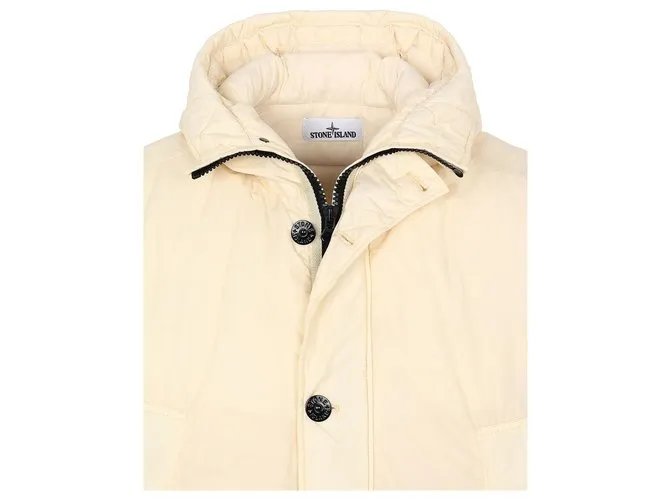 STONE ISLAND ISLA DE LA PIEDRA 42732 CREMA NASLAN LIGHT WATRO DOWNTC BLANCO 