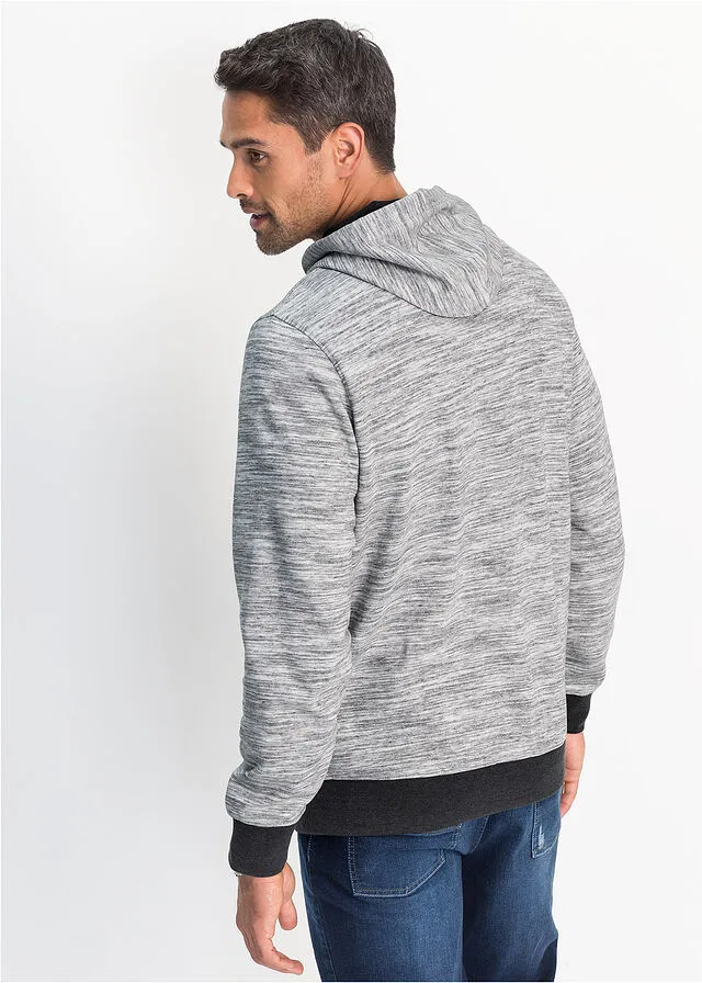 Sudadera con capucha Gris jaspeado