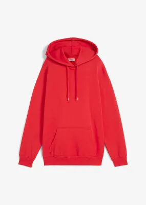 Sudadera holgada con capucha Rojo