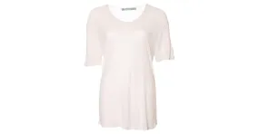 T By Alexander Wang T por Alexander Wang, camisa color crema. 