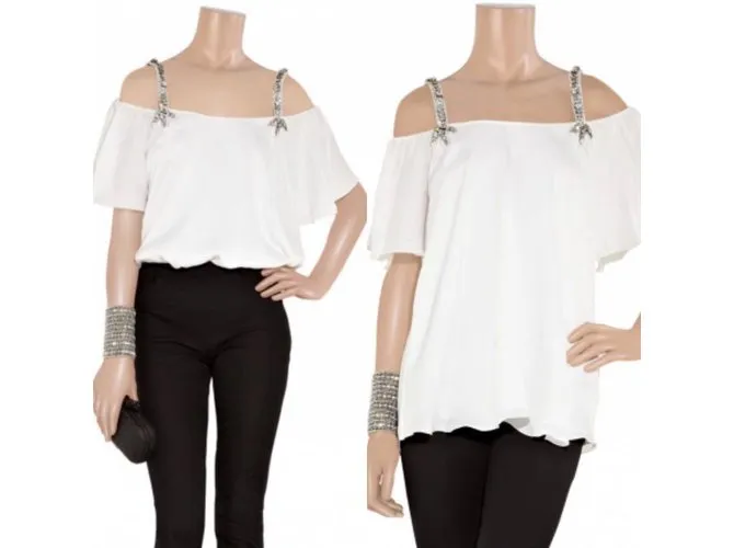 Temperley London Tops Crema 