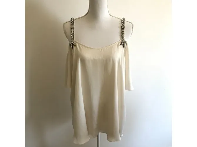 Temperley London Tops Crema 