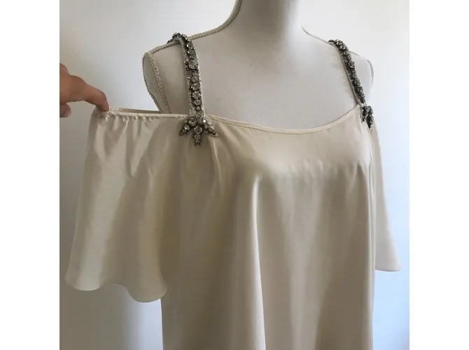 Temperley London Tops Crema 