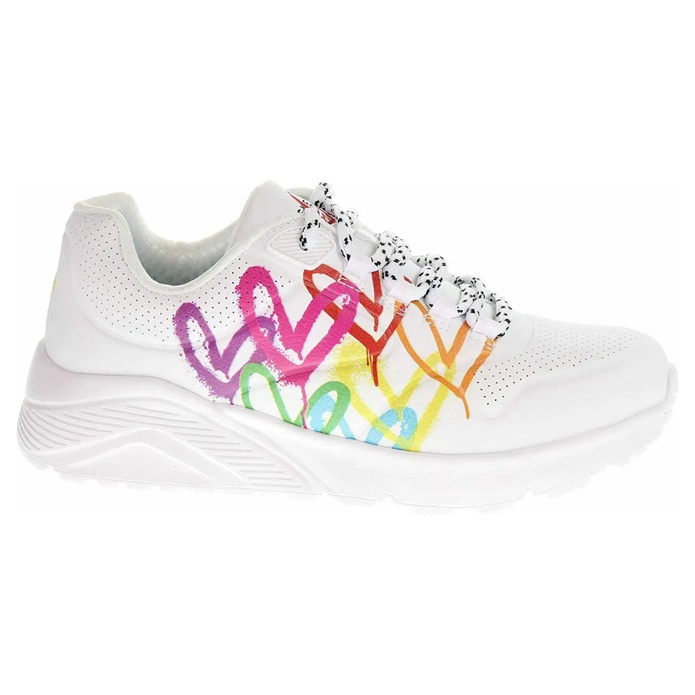 TENIS LIFESTYLE SKECHERS  UNO LITE BLANCO