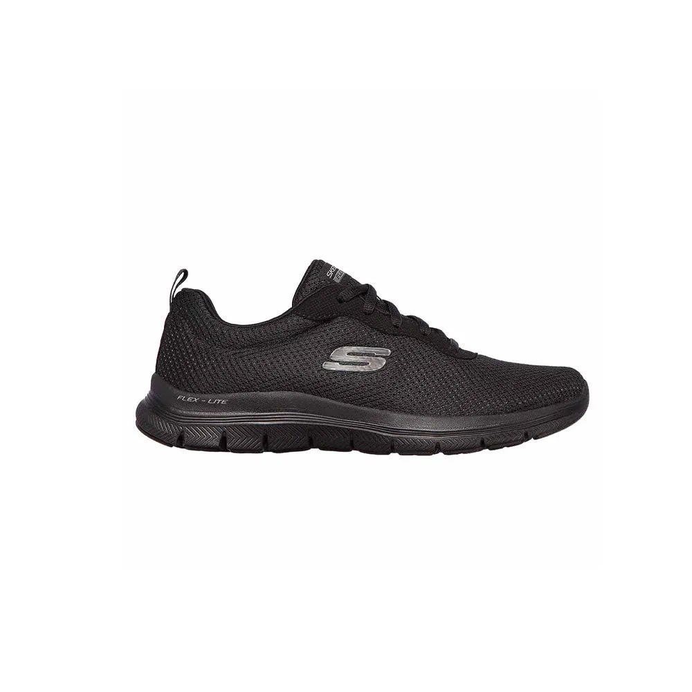 TENIS MUJER SKECHERS FLEX APPEAL  NEGRO