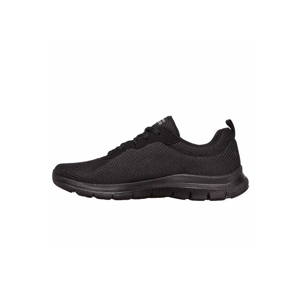 TENIS MUJER SKECHERS FLEX APPEAL  NEGRO