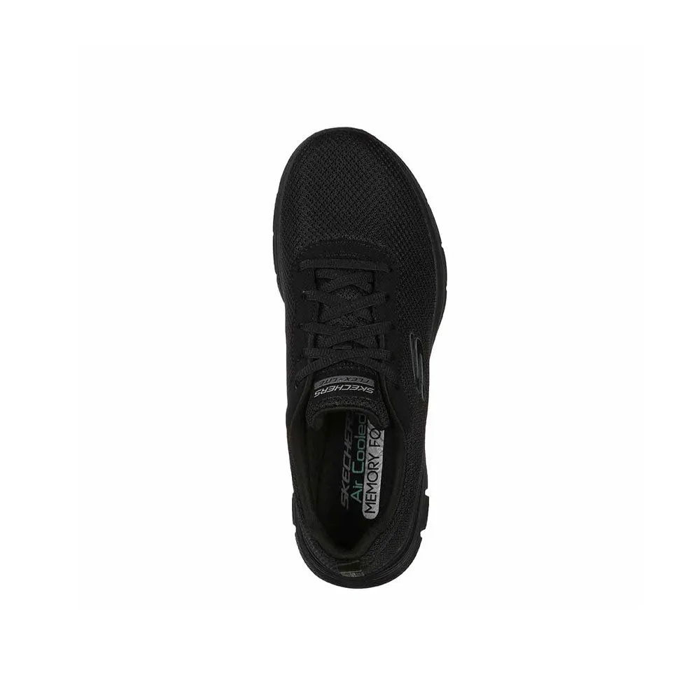 TENIS MUJER SKECHERS FLEX APPEAL  NEGRO