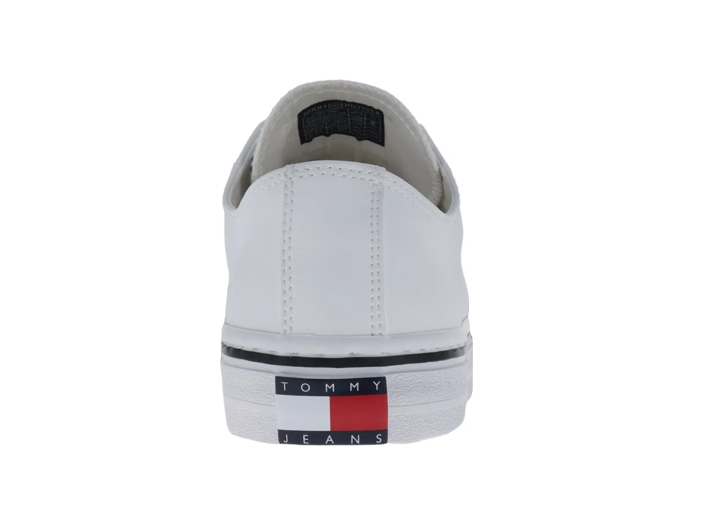 Tenis Tommy Hilfiger Leather Vulc Blanco Para Hombre