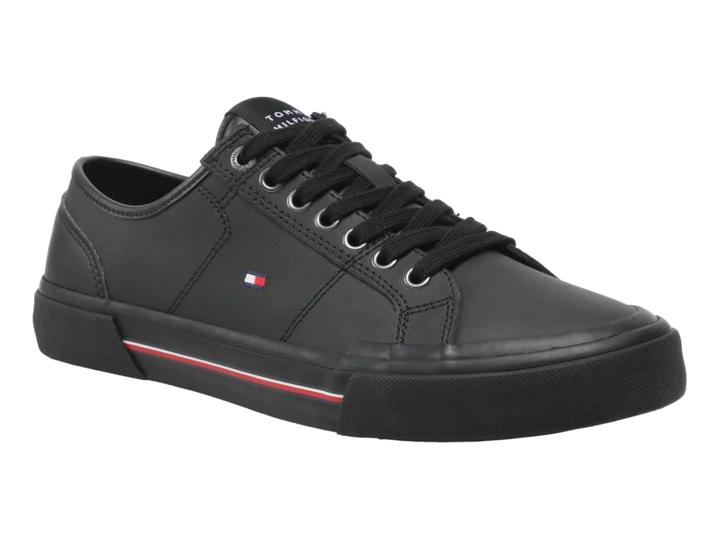 Tenis Tommy Hilfiger M04561 Negro Para Hombre