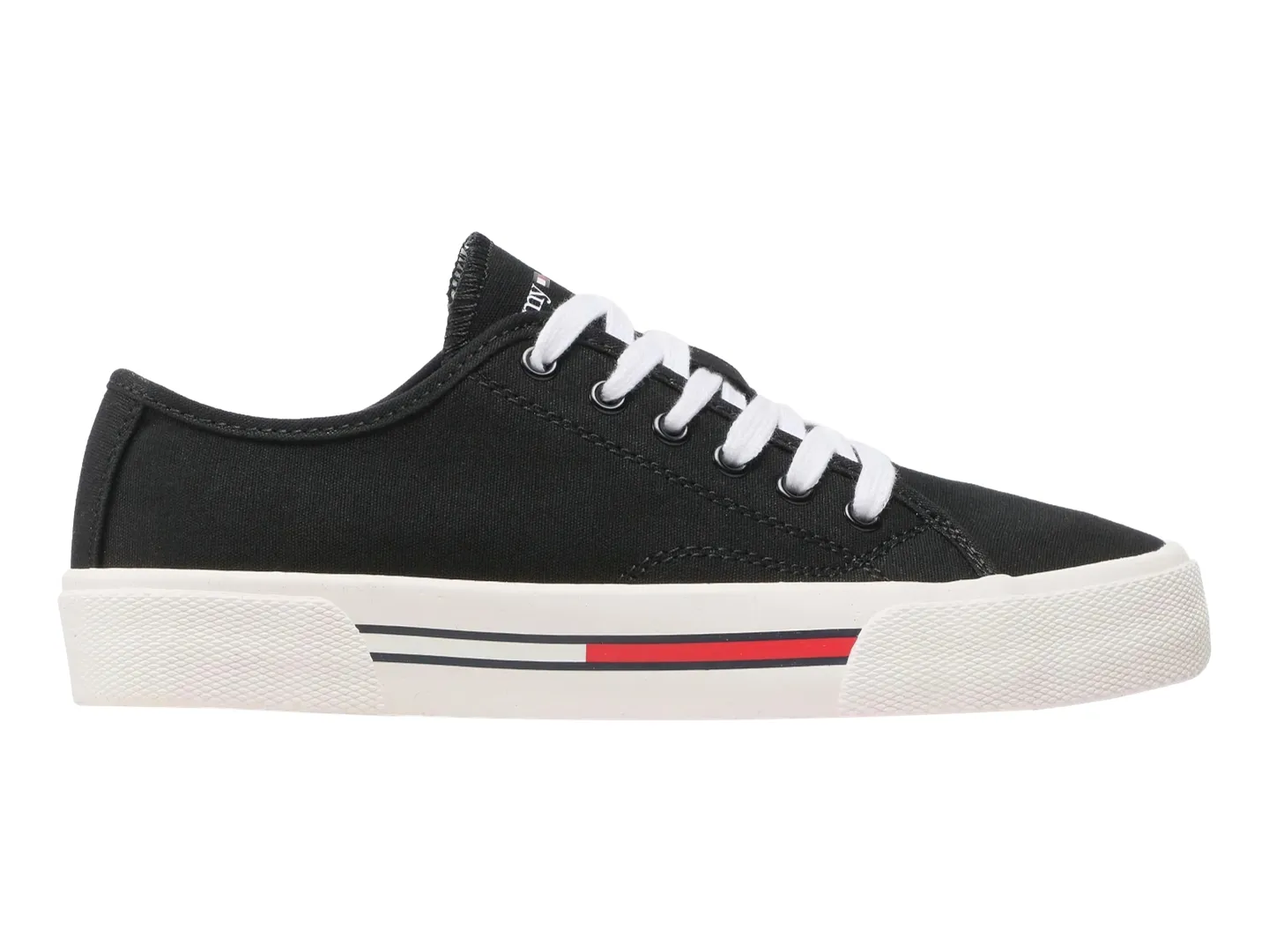 Tenis Tommy Hilfiger N02085 Negro Para Mujer