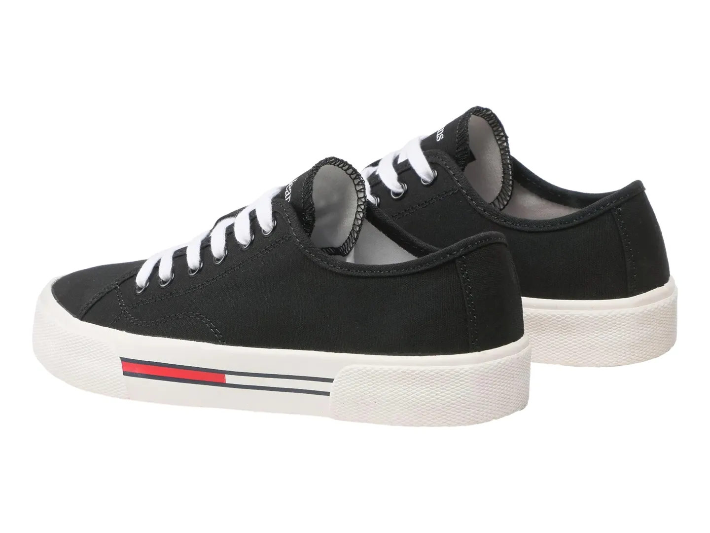 Tenis Tommy Hilfiger N02085 Negro Para Mujer