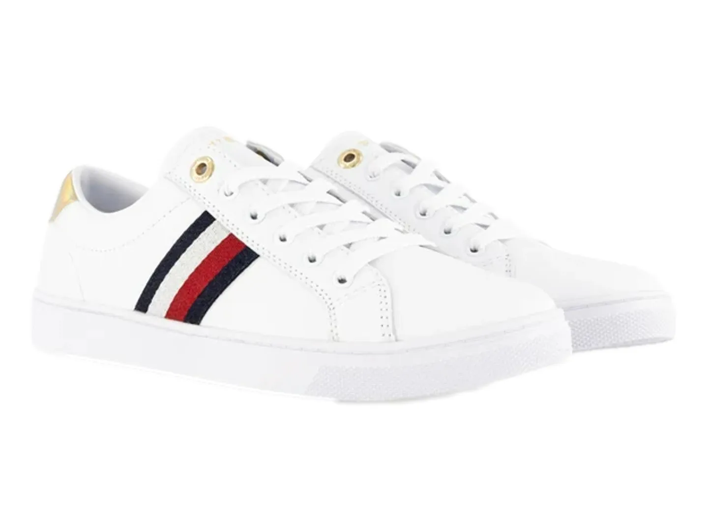 Tenis Tommy Hilfiger Th Corporate Cupsole Sneaker Para Mujer