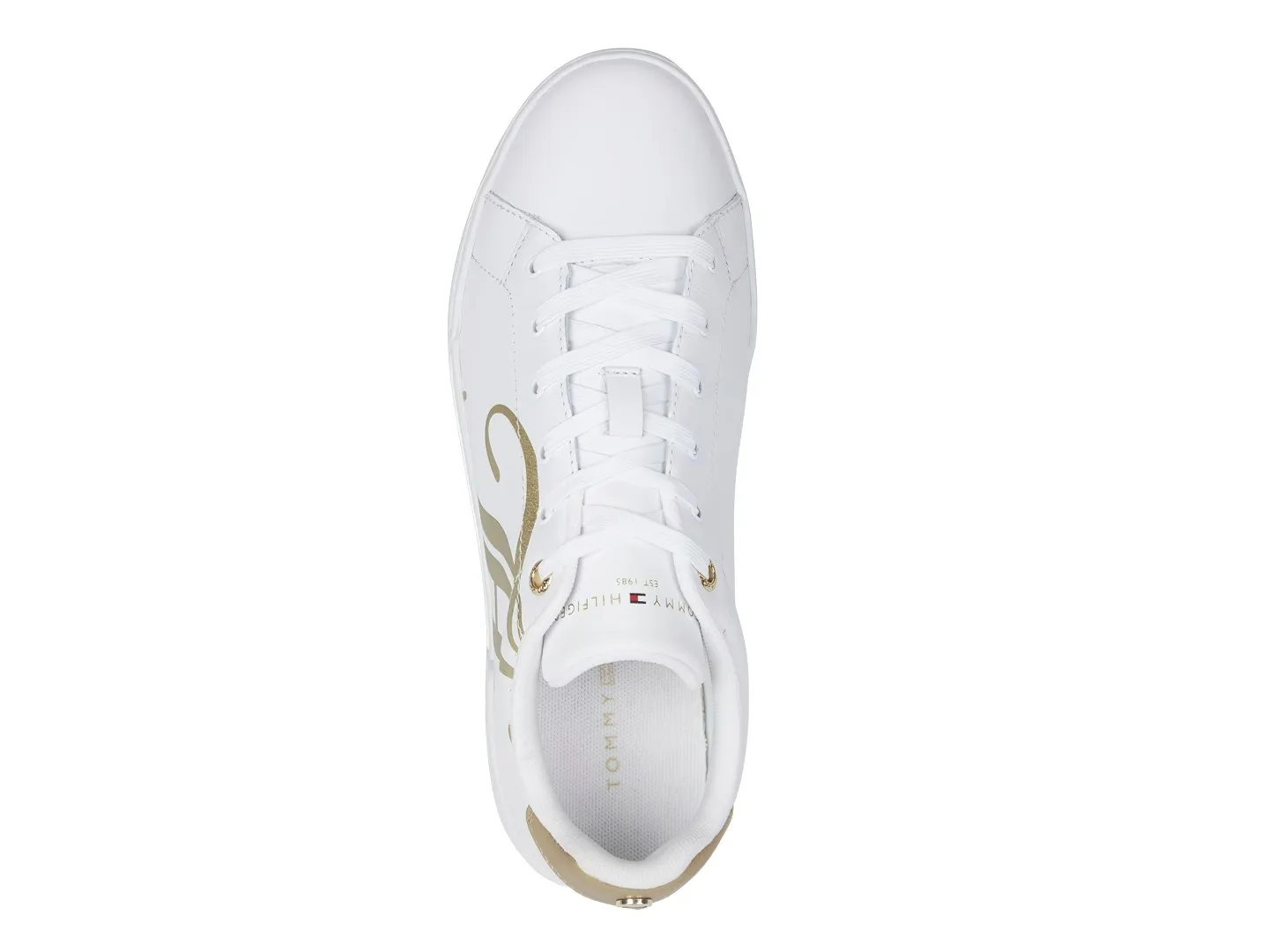 Tenis Tommy Hilfiger The Elite Blanco Para Mujer