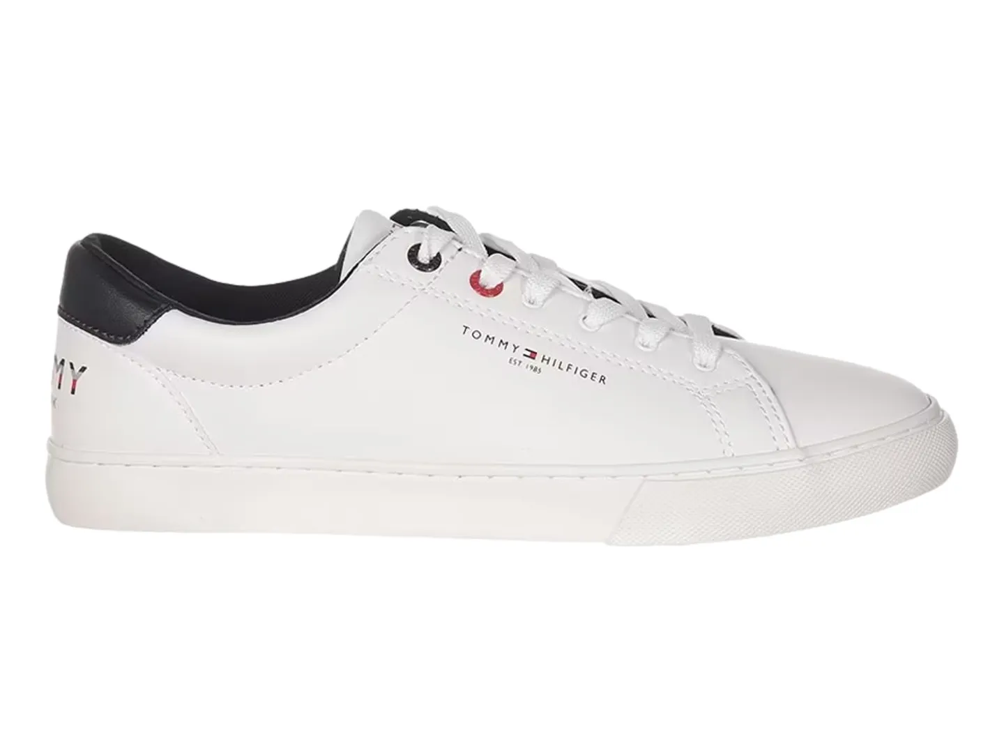 Tenis Tommy Hilfiger Tommy Back Blanco Para Mujer