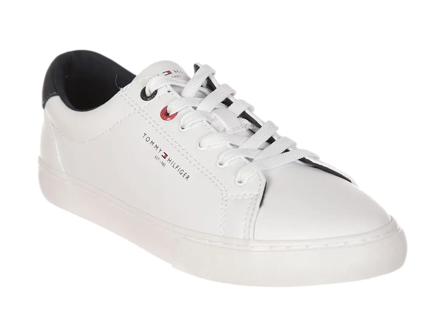 Tenis Tommy Hilfiger Tommy Back Blanco Para Mujer