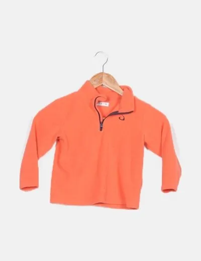 Tex Jersey naranja textura polar