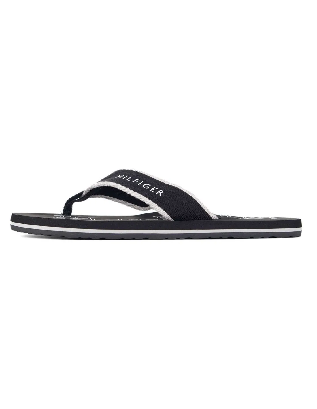 TOMMY HILFIGER  CHANCLAS NEGRAS SPORTY BEACH HOMBRE