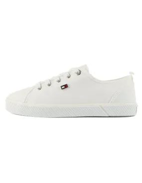 TOMMY HILFIGER - Zapatillas blanco roto Vulc Canvas FW0FW08063 Mujer