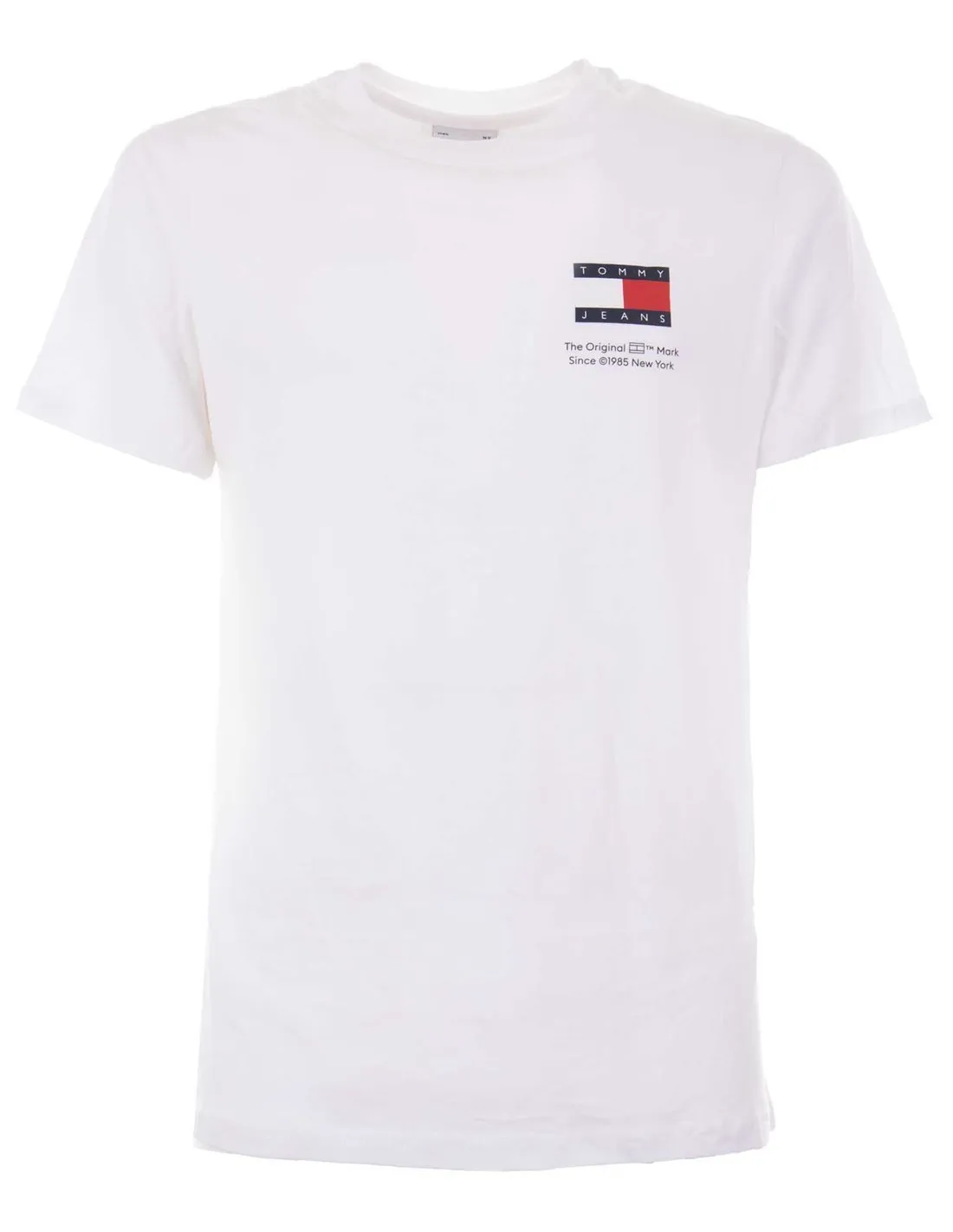 TOMMY JEANS  CAMISETA BLANCA TJM SLIM ESSENTIAL FLAG HOMBRE