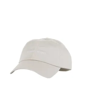 TOMMY JEANS - Gorra beige TJW Linear Logo AW0AW15845 Adulto