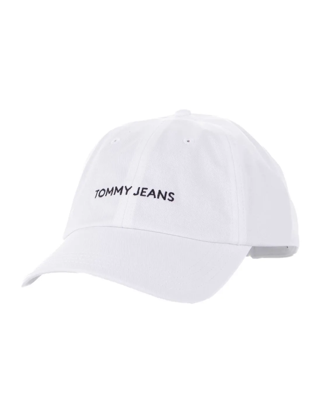 TOMMY JEANS  GORRA BLANCA TJM LINEAR LOGO AM0AM12024 HOMBRE