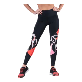 Under Armour UA Rush Print Color Block Leggings Black